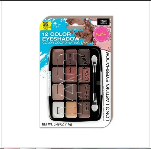Sombras L.a. Colors 12 Color Traditional 10033 Importadas