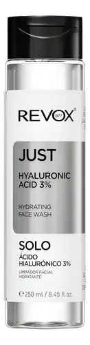 Limpiador Facial Just Ácido Hialurónico 3% X250ml Revox