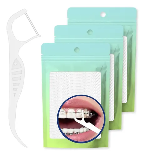 Hilo Dental Para Brackets Profesional X300 Unidades Naranja