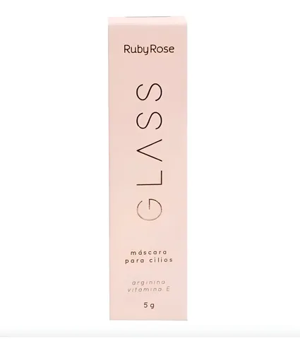 Máscara De Pestañas Ruby Rose Glass Negro 5g 5ml