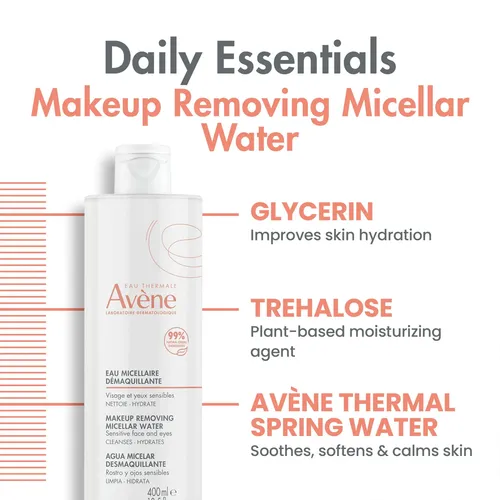 Agua Micelar Avène Limpiadora 3en1 500ml