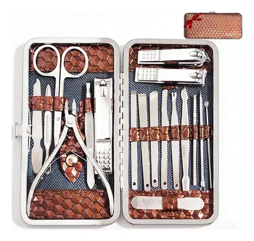 Kit Profesional De Uñas Y Pedicura 18 Unidades