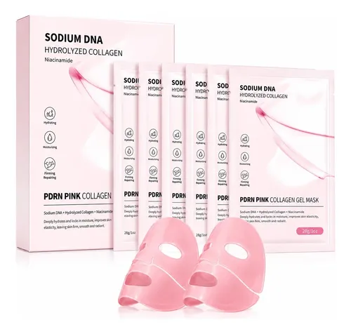 Caja X4u Mascarillas De Gel Colageno Pdrn Pink