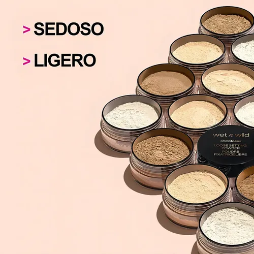 Wet n Wild Polvo Fijador de Maquillaje Volatil Trannslucido Photo Focus