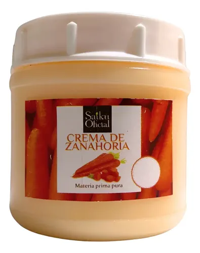 Crema De Zanahoria Con Colágeno, Elastina Y Vitamina E 250g