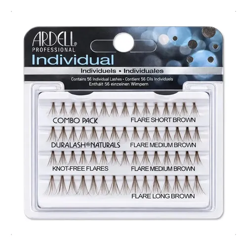 Ardel Pestañas Individuales Postizas 54u Marrón C 1 Cm 0.5 Mm