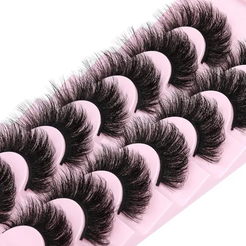Pestañas Postizas Volumen Espeso Alicrown 20mm 7 Pares