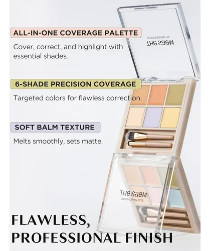 Paleta Correctora Thesaem Cover Perfection 02 Cover&light 6