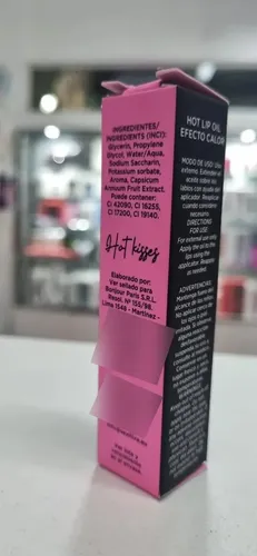 Labial Bálsamo Kiss Me Lipstick Hot Lip Oli Sabor Mango