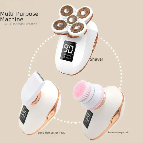 Aparato De Afeitar Para Mujer Marske De 5 Cabezales, Lavable