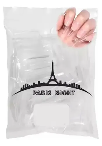 Tips Para Soft Gel Y Press On Nails Paris Night X100u Premiu