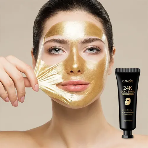 Mascarilla Exfoliante Gold Leaf De 24 Quilates Para El Cuida