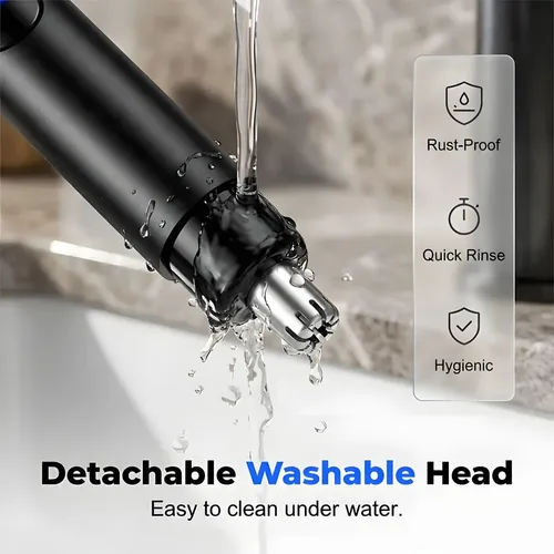 $ Rasuradora Eléctrica Para Vello De Nariz Y Oído Negro $