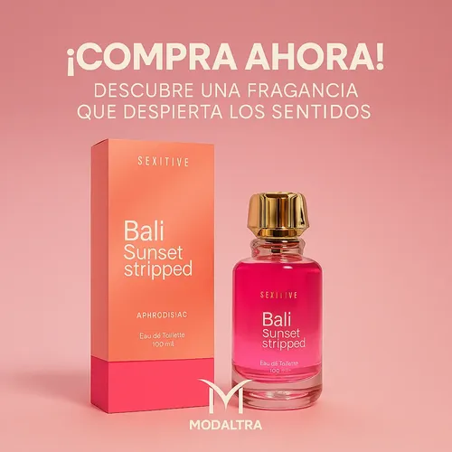 Perfume Mujer Feromonas Floral Dia Noche Bali Femenino 100ml