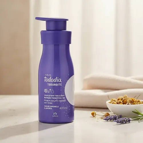 Natura Crema Hidratante Té De Manzanilla Y Lavanda 400ml