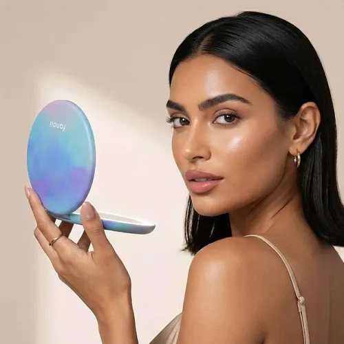 Espejo De Maquillaje Fancii Led 10x Recargable Lavanda