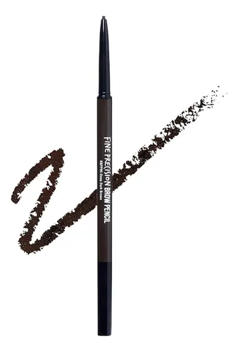 Kiss New York Lápiz Cejas Precisión Deep Dark Brown