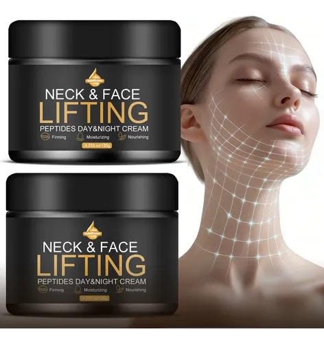 2 Piezas Crema Reafirmante Cuello Y Rostro Piel Firme