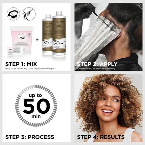 Aclarador De Cabello Clairol Professional Bw2+ Dedusted 460