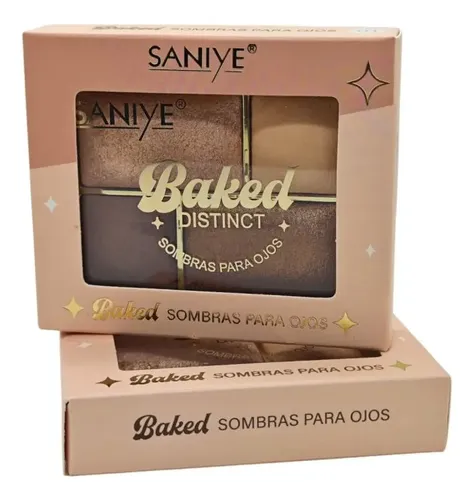 Paleta De Sombras Baked Distinct Saniye 4 Tonos Original