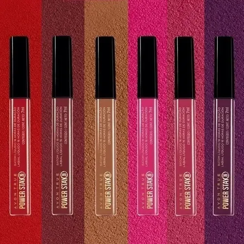 Labial Líquido Mate Avon Power Stay Indeleble Color Fail-Proof Fucshia