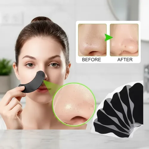 Mascarilla Tira Facial X50 Unidad Limpieza Puntos Negros