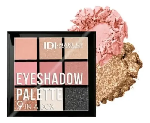 Idi Paleta Sombra Hipoalergenica 9 In A Box Eyeshadow Makeup Color 02 Nude