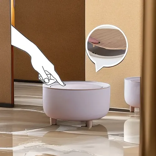 Portacosmeticos Organizador Multiuso Moderno Tapa Madera