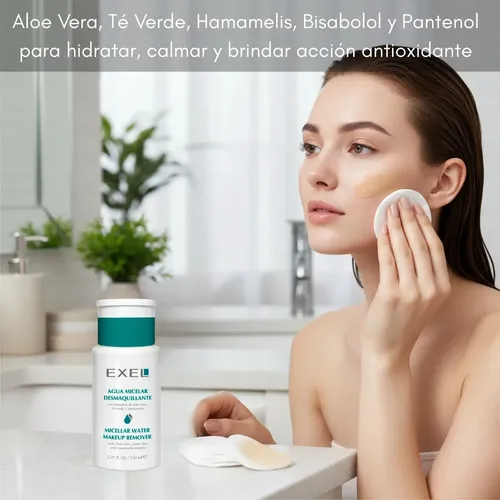 Exel Agua Micelar Desmaquillante Aloe Vera Humectante 150ml