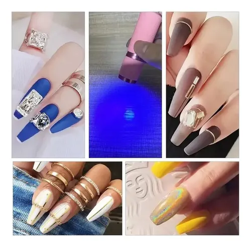 Linterna UV/LED de para uñas esculpidas y gelificadas portátil