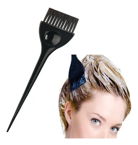 Set X3 Pincel Brocha Tintura Cabello Profesional Color Negro
