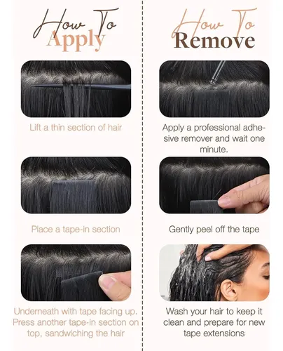 Extensiones De Cabello Con Cinta Invisi Edge Goo Goo 16 In