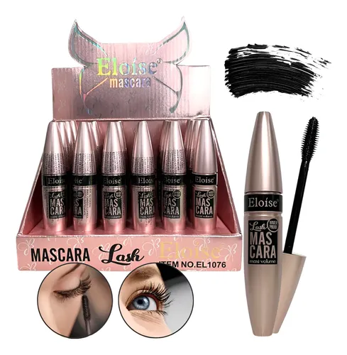 Rimel Mascara De Pestañas Eloise Maxi Volumen Waterproof Negro