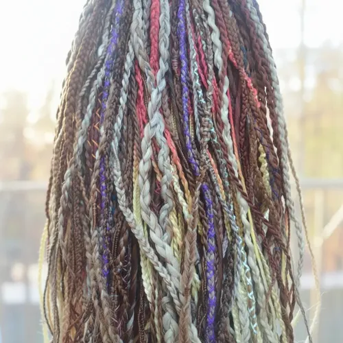 Dreadlocks Por Unidad Trenzas Boho Moda Verano 25 Tendencia