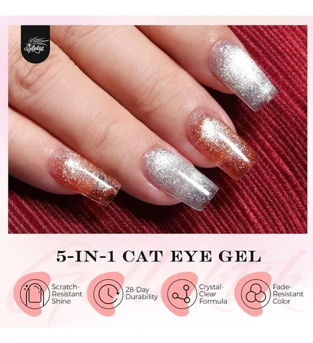 Esmalte Magnético 5-en-1 Gellaktik Plateado