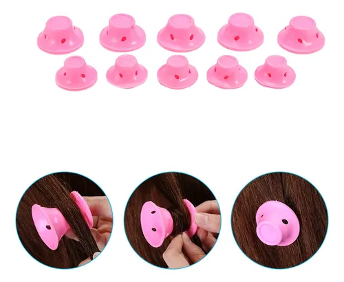 Rizadores Para Peinar El Cabello, 10 Unidades/juego, Silicon