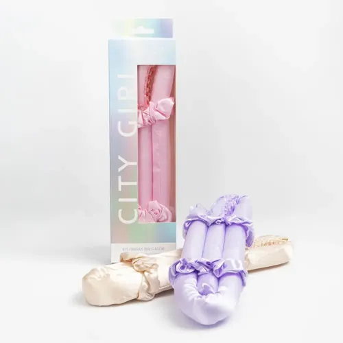 Kit Rulero Ondas +broche Colitas Para Cabello Rulos Flexible