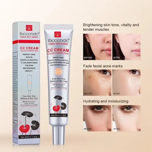 Cc Cream Correctora De Color Deerelf Oscura 1.5 Oz Spf25