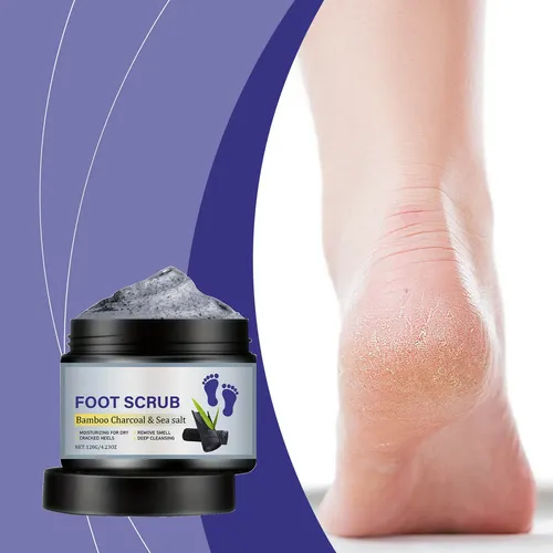 Exfoliante Pies Carbón Marino Talones Agrietados 120g