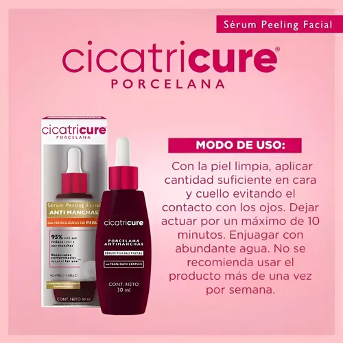 Cicatricure Serum Porcelana Peeling Facial Anti-mancha X30ml