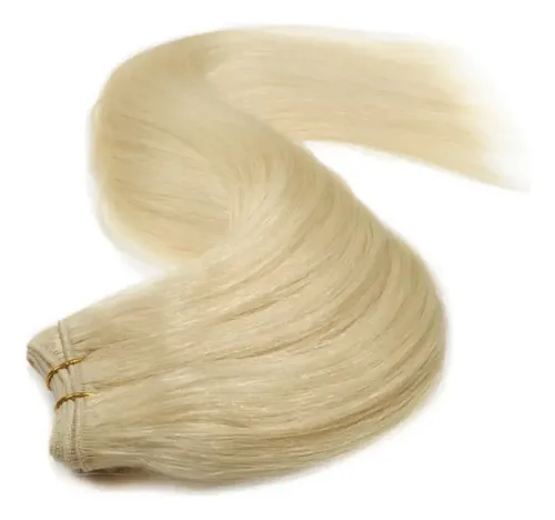 Cortina Pelo Natural Rubio 180cm De Ancho X 45/50cm Largo