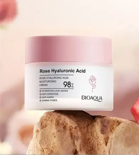 Bioaqua Crema Facial Antiedad Rose Hialurónico Ácido