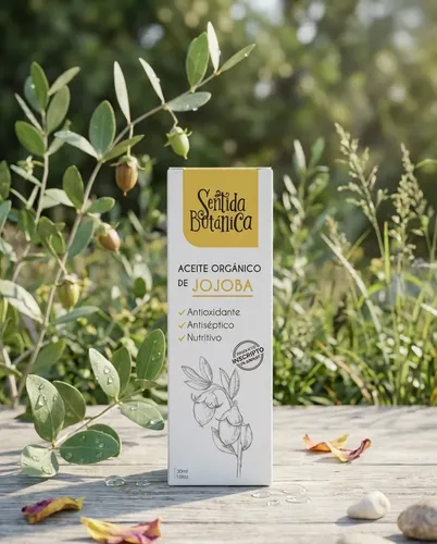 Aceite De Jojoba Orgánico Piel Cabello Sentida Botánica 30ml