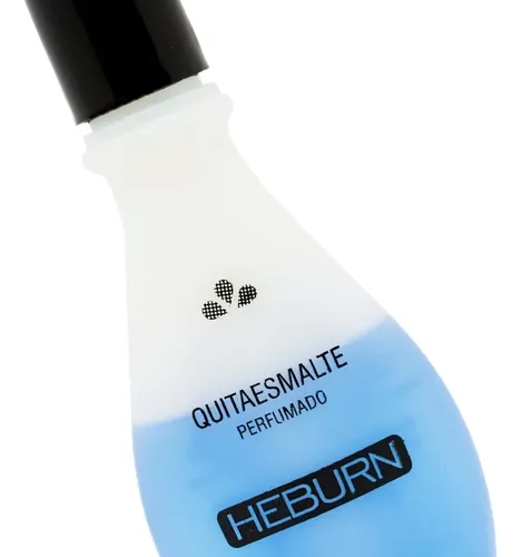 Quitaesmalte Heburn Sin Acetona Perfumado 60ml Líquido Uñas