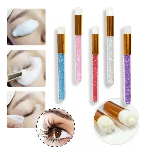 Brocha Para Lash Shampoo C/glitter Limpieza Exten Pestañas