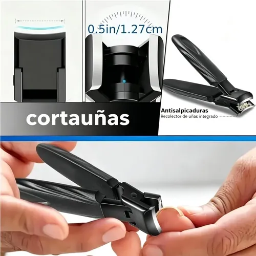 Set 12 Cortauñas De Acero Inoxidable Profesional