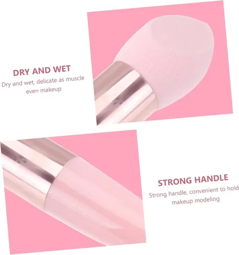 Juego De 6 Esponjas De Maquillaje, Mini Borla Para Polvos, E