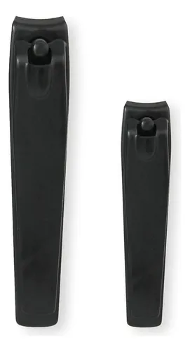 Set De Cortauñas Amazon Basics Con Cuchillas Curvas Negro