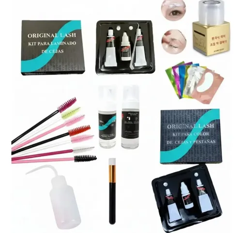 Kit Laminado Y Tinte De Cejas Y Pestañas Original Lash