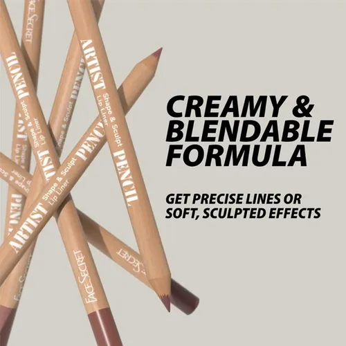 Set De 6 Delineadores De Labios Nude Waterproof Y Mate